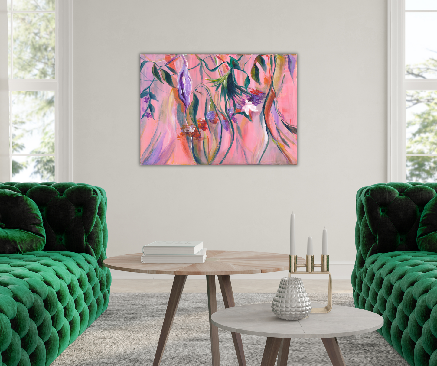 Bloom and Breath spring collection from artistIngela Johansson