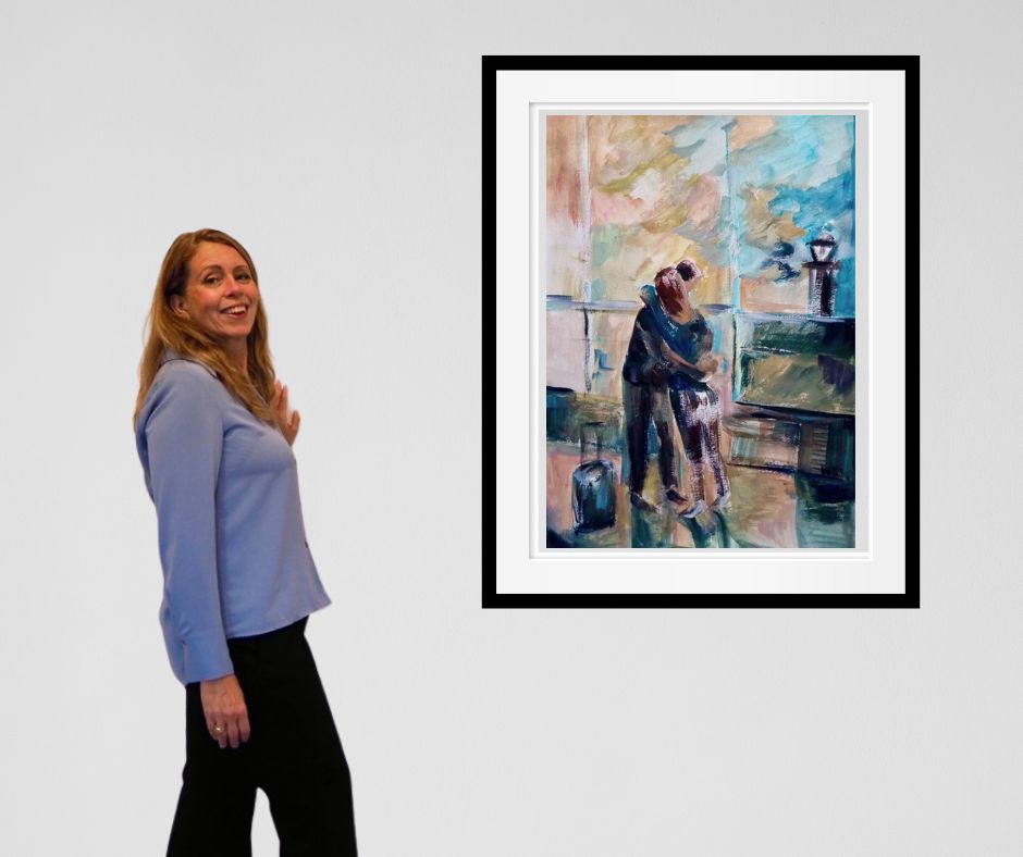 Fineart print of "Coming Home" with Nordic artist Ingela Johansson