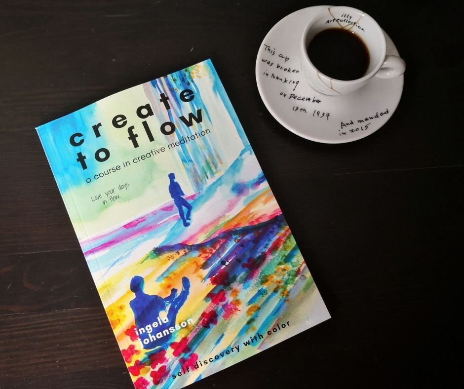 Create to flow paperback book by Ingela Johansson