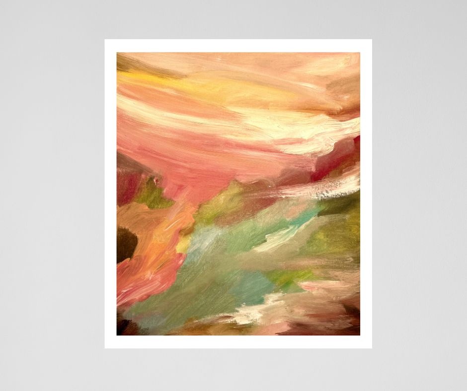 Dreamscape One by Swedish artist Ingela Johansson: A harmonious fine art print on matte 230g paper. Limited to 21 editions, FSC-certified, unframed