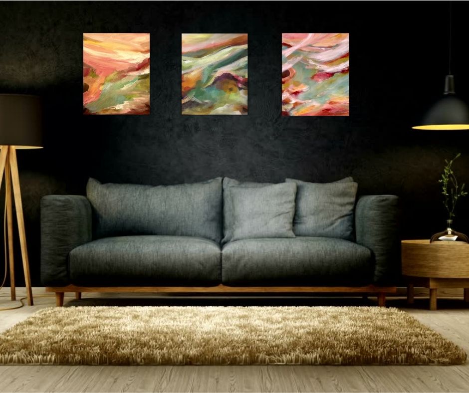 Dreamscape One, two and three by Ingela Johansson: A calming nature-inspired fine art print, on 230g matte paper, limited to 21 editions