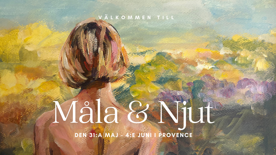 Måla & Njut i Provence - konstresa till vingård