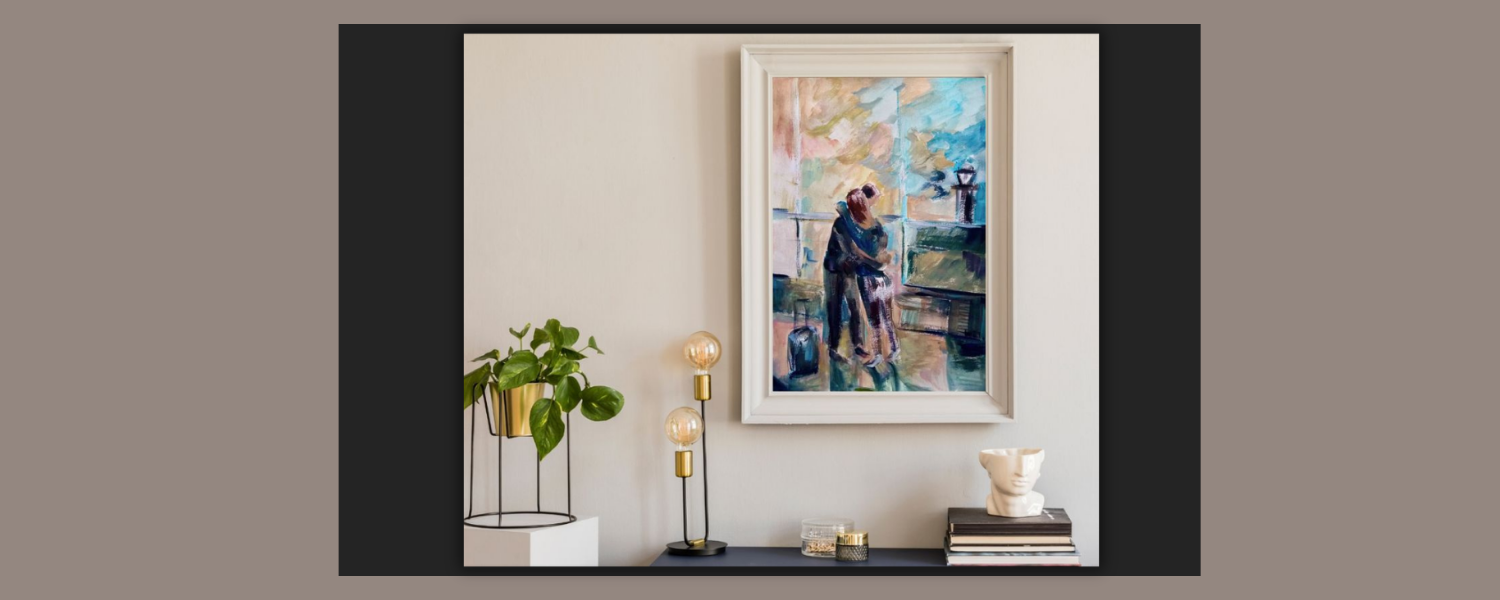 Fine art print of Coming Home by Nordic artist Ingela Johansson — limited edition, museum-grade quality, signed and numbered.