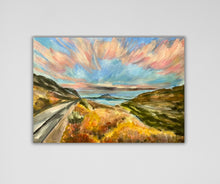 Landscape painting "A new dawn" by Ingela Johansson