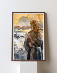 Acestor work on paper in a frame by Ingela Johansson 