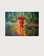 Ask me Anyway — Fine Art Print on paper by Ingela Johansson, Red Collection 