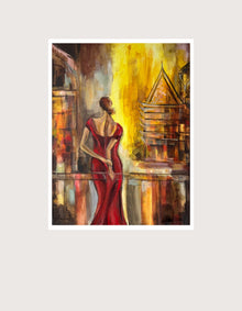 Beyond Holding and Letting Go fine art print – Red Collection by Ingela Johansson
