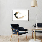 Coffee to Dream artwork by Nordic artist Ingela Johansson in interior