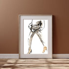 Coffee art ‘Coffee to Go’ a limited edition fine art print by Ingela Johansson. Sustainable matte paper, free delivery, 