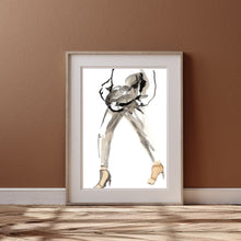 Coffee art ‘Coffee to Go’ a limited edition fine art print by Ingela Johansson. Sustainable matte paper, free delivery, 