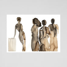 Coffee art by Nordic artist Ingela Johansson title "Coffee to Meet"