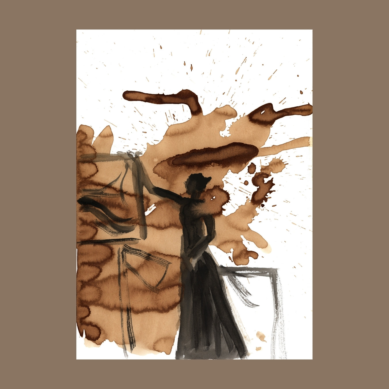 Kaffemåleri av Ingela Johansson offee to Work the coffee used is cooking coffee from Löfbergs