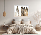 Limited edition print "Coffee to Meet" – A Scandinavian fine art piece painted with real espresso coffee and ink, professionally printed for top quality.