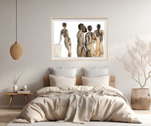 Limited edition print "Coffee to Meet" – A Scandinavian fine art piece painted with real espresso coffee and ink, professionally printed for top quality.