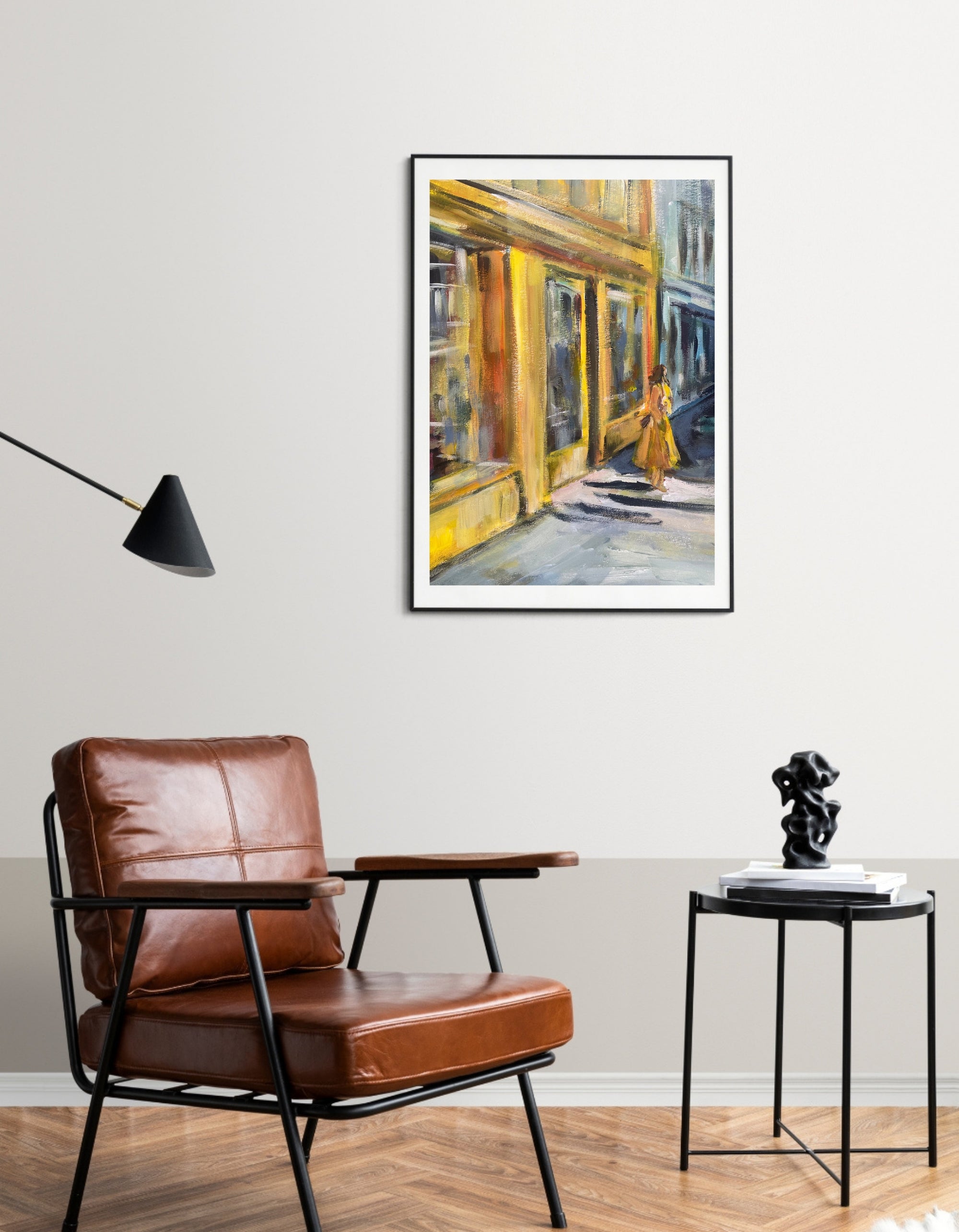 Corner of Hope by Swedish artist Ingela Johansson in an interior