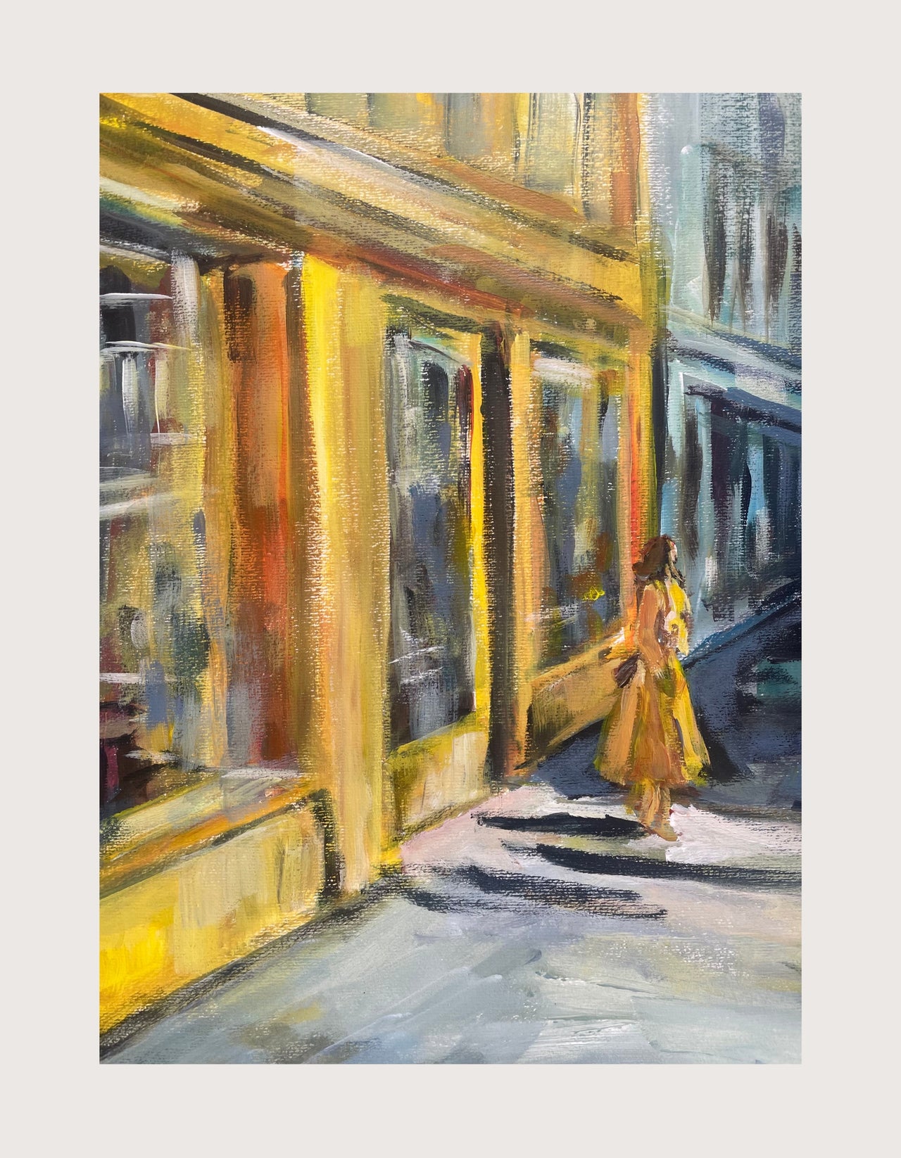 Corner of hope originaal wokr on paper by Ingela Johansson