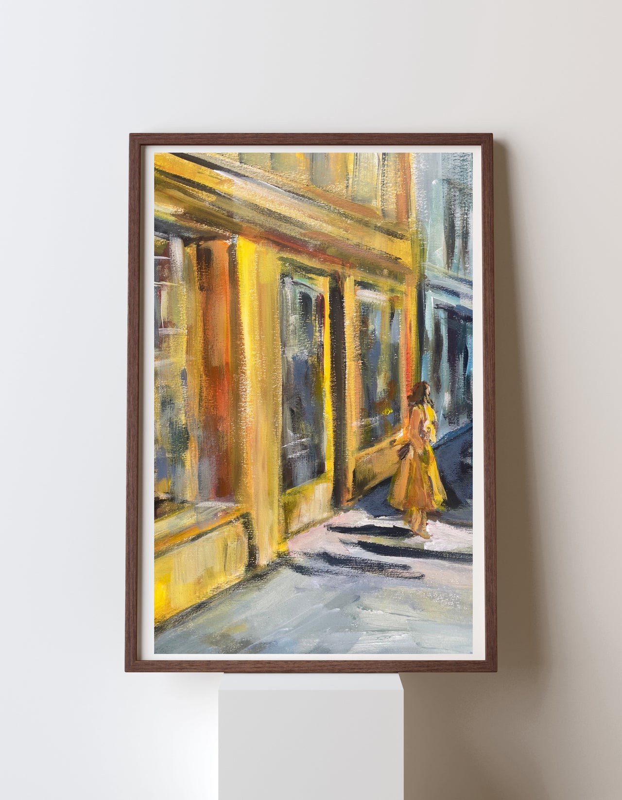 Corner of Hope artwork by Ingela Johansson in a frame