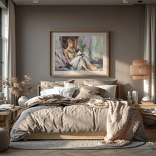 Dolce Far Niente by Swedish artist Ingela Johansson, the artwork in full