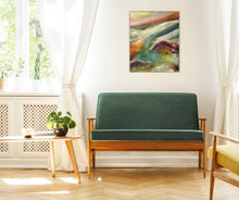 Dreamscape Three by artist Ingela Johansson: Nature-inspired abstract art. Limited to 21 prints, sustainable canvas, ready to hang. Certification included