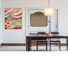 Dreamscape Two by artist Ingela Johansson: Abstract art inspired by nature, limited to 21 prints. Sustainable canvas, ready to hang. Certification included