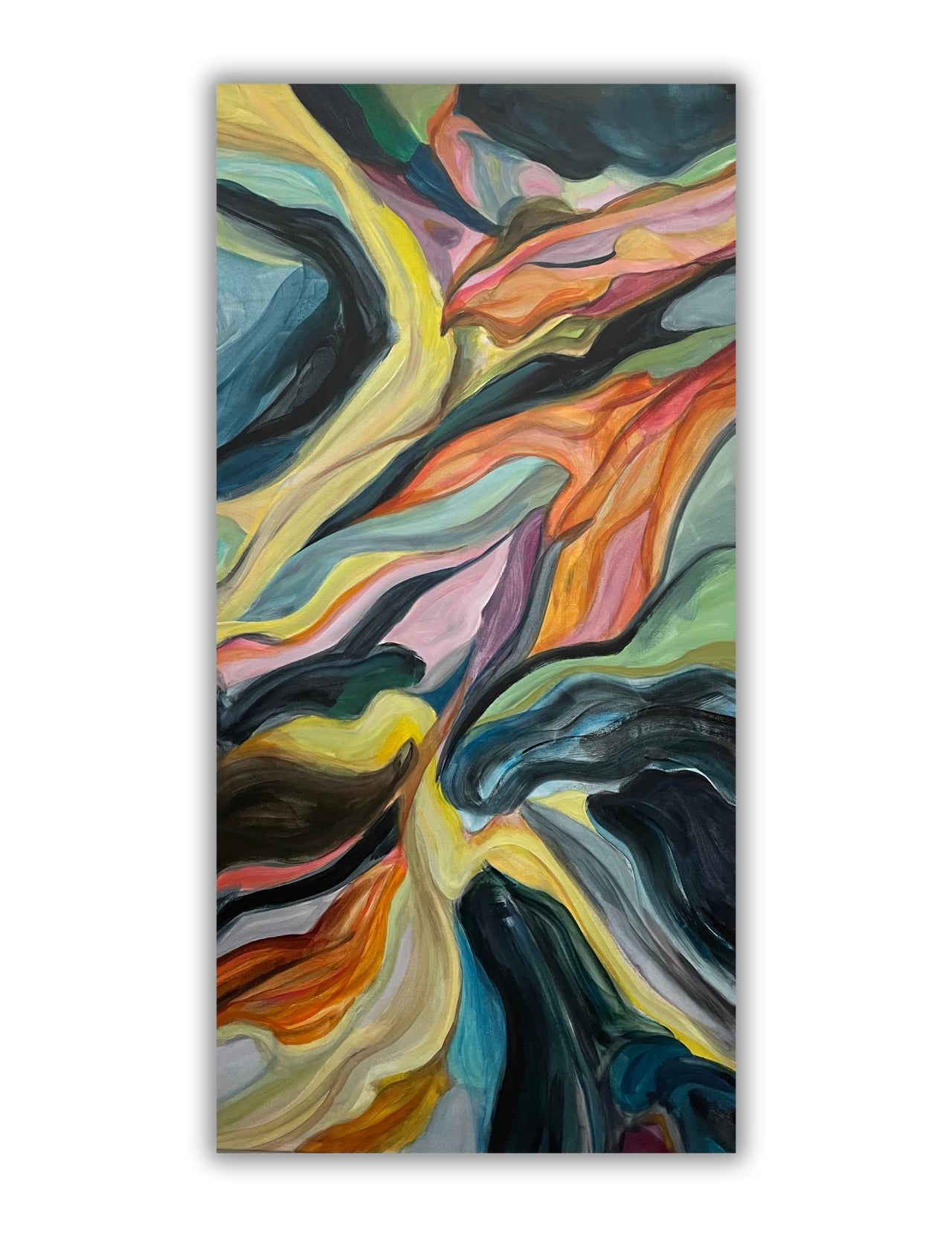 Echoes of Heartland by Nordic artist Ingela Johansson acrylic original painting