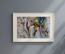 "Ethereal Bloom" – A limited edition floral fine art print, designed in a semi-abstract Nordic style by Swedish artist, capturing the delicate essence of spring.