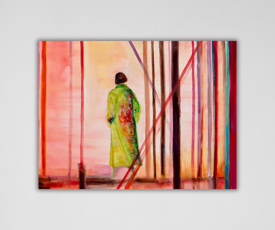 Bring warmth to your walls with Forest of Colors by Ingela Johansson. A nature-inspired canvas print, sustainably crafted, limited edition, ready to hang.