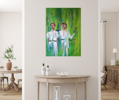 Green Transformation Canvasprint