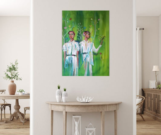 Green Transformation one canvas print