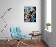 The painting "I am" will bring both color , serenity and a sense of hope into your home. By Ingela Johansson