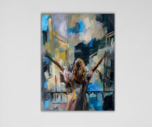 "I am" acrylic painting by Ingela Johansson