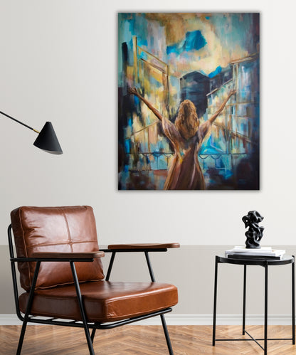 I am wild possibilty one of a kind artwork by Ingela Johansson on canvas