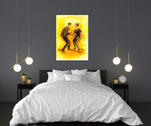 I want to hold your hand, canvas print, Dancers collection
