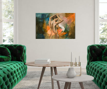 Courage and transformation shine in In Her Own Power. Limited to 21 prints, this canvas artwork brings depth and meaning to any room.