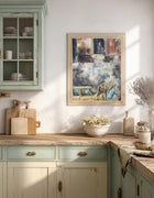La Passegiata by artist Ingela Johansson in a kitchen interior