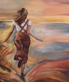 Daring to love again.
Go after an adventure.
Change career
Discover a dream
Taking the first step. Leap of light painting by Ingela Johansson