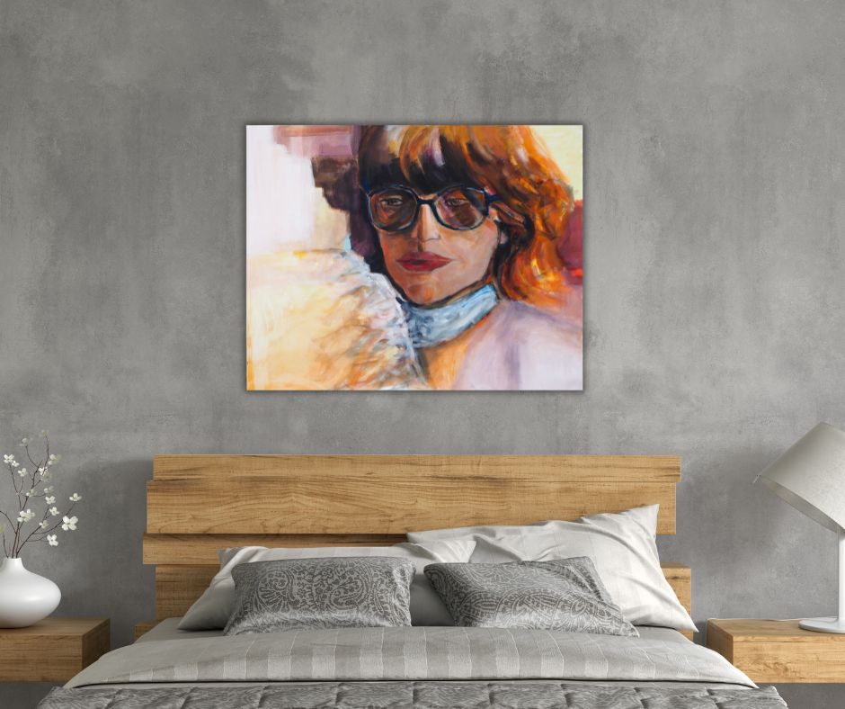 Tiger and Marigold canvasprint