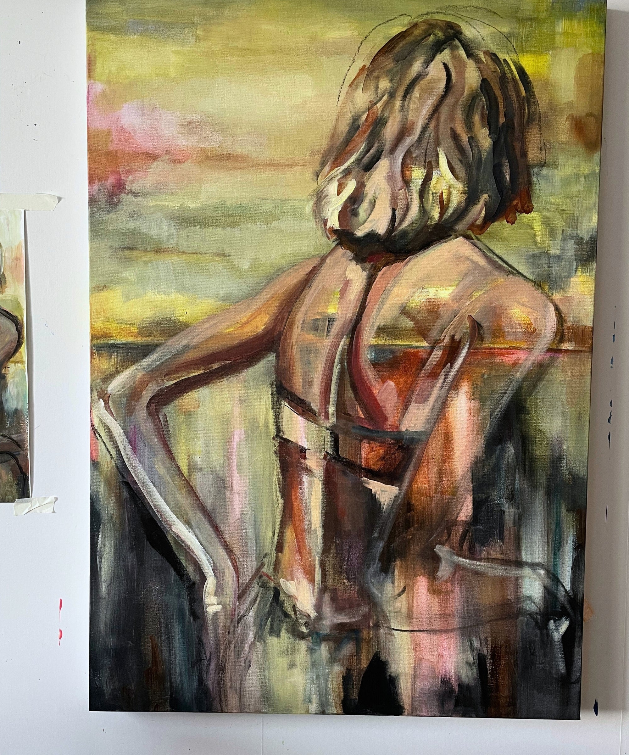 Beyond Blonde Original Acrylic Painting on Canvas