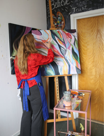 The creation in the studio of Play by Ingela Johansson 