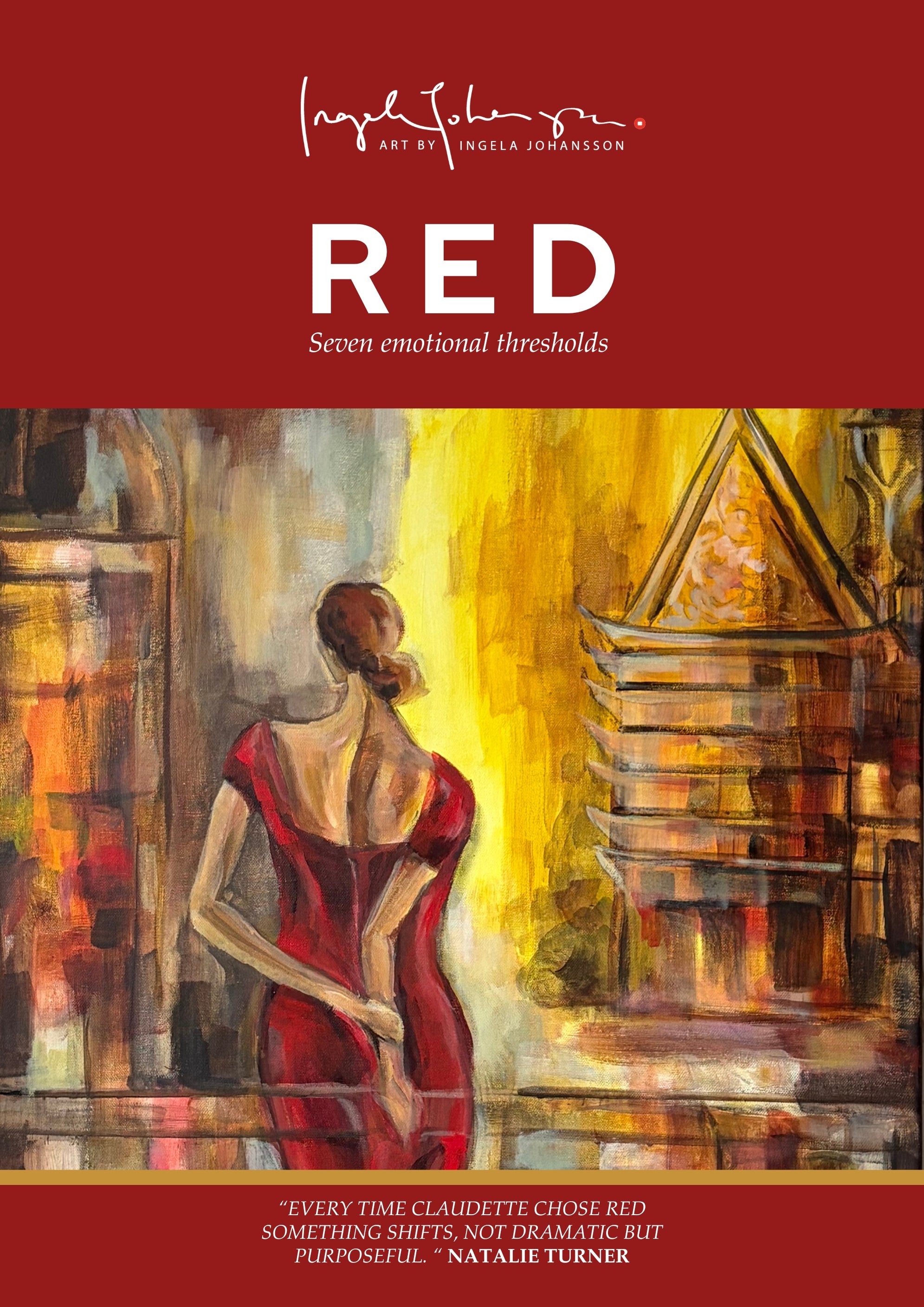 Cover for the RED Collection by artist Ingela Johansson