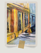 Corner of Hope in the paining process at the artist studio, Inegla Johansson
