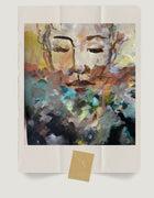 Painting process from the studio of In My Mind by painter Ingela Johansson in Sweden