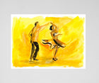 Unframed Fine Art Print Ready for Custom Framing: The "Spin me round" artwork  unframed, perfect for customizing to suit any space.