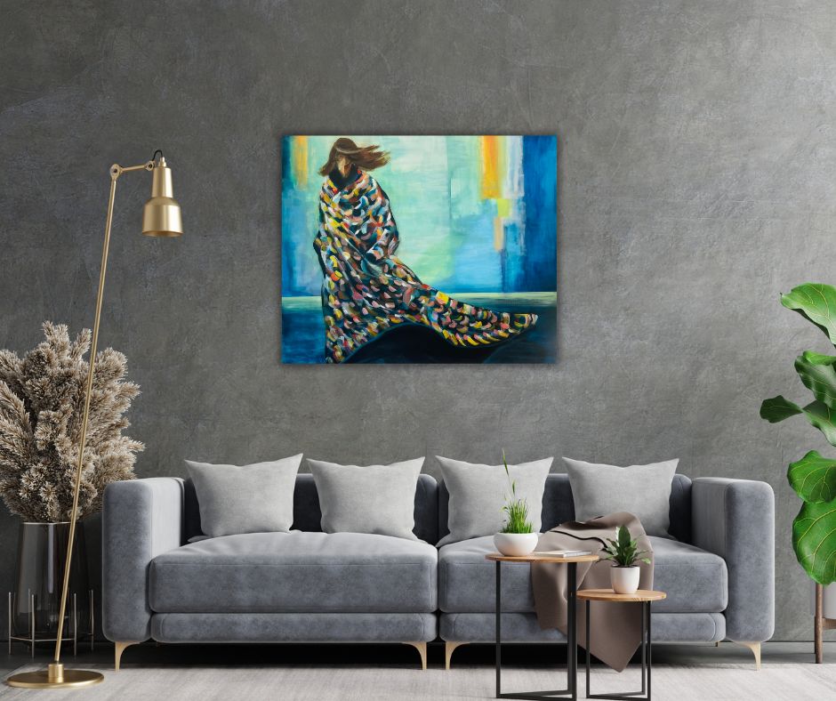 Storm, original painting