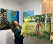 Summer Field painting with Nordic artist Ingela Johansson