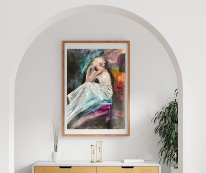 Thinker limited edition print on paper 