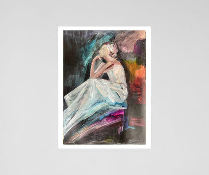 Thinker limited edition print on fineart paper