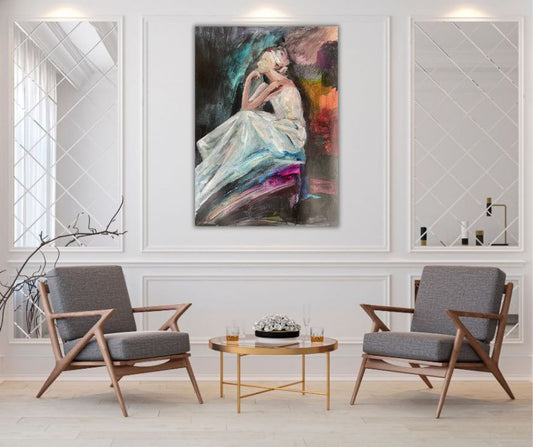 Thinker canvas print