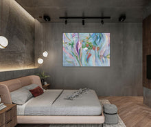 "Whisper of Spring" – A limited edition wall art piece blending organic movement with Nordic elegance, perfect for serene, modern spaces.