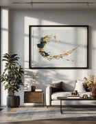 Coffee to Dream fine art print by Ingela Johansson, displayed in a Scandinavian interior